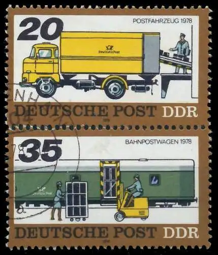 DDR ZUSAMMENDRUCK Nr SZd150 gestempelt SENKR PAAR 13E9C6