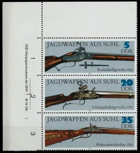 DDR ZUSAMMENDRUCK Nr SZd169 DV WPD I postfrisch 3ER STR 13EF6A