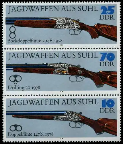 DDR ZUSAMMENDRUCK Nr SZd177 postfrisch 3ER STR SBE8342