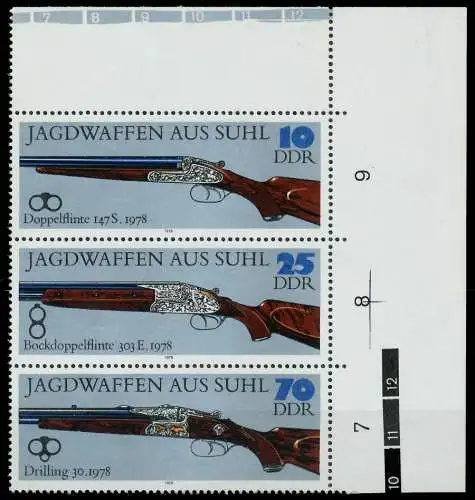 DDR ZUSAMMENDRUCK Nr SZd175 postfrisch 3ER STR ECKE-ORE 13EFD6