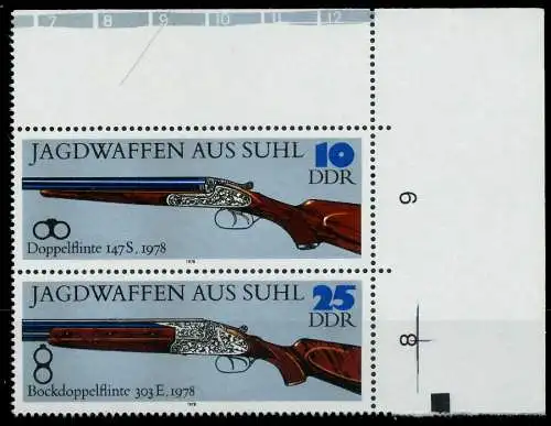 DDR ZUSAMMENDRUCK Nr SZd174 postfrisch 3ER STR ECKE-ORE 13EFEE