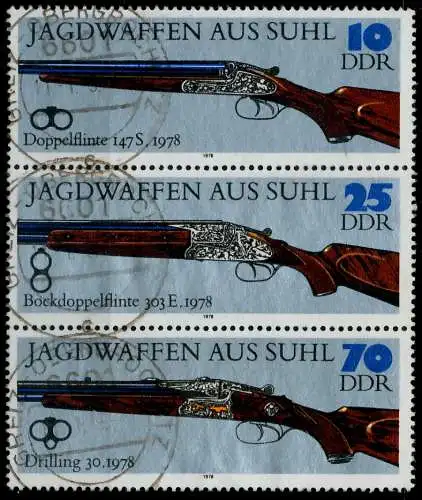 DDR ZUSAMMENDRUCK Nr SZd175 gestempelt 3ER STR 13F022