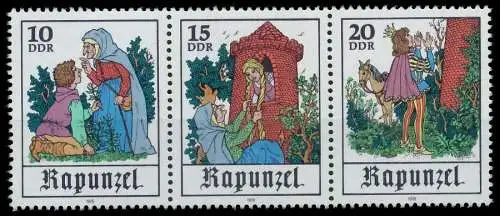 DDR ZUSAMMENDRUCK Nr WZd403 postfrisch 3ER STR SBE84BA