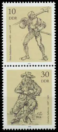 DDR ZUSAMMENDRUCK Nr SZd157 postfrisch SENKR PAAR SBECCF2