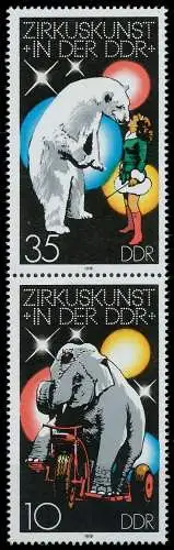 DDR ZUSAMMENDRUCK Nr SZd166 postfrisch SENKR PAAR SBECF42