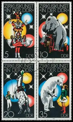 DDR ZUSAMMENDRUCK Nr 2364VB gestempelt VIERERBLOCK 142506