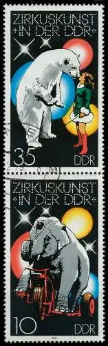 DDR ZUSAMMENDRUCK Nr SZd166 gestempelt SENKR PAAR 142532