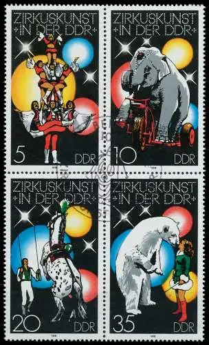 DDR ZUSAMMENDRUCK Nr 2364VB gestempelt VIERERBLOCK 142556