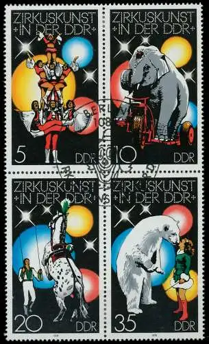 DDR ZUSAMMENDRUCK Nr 2364VB gestempelt VIERERBLOCK 14255E