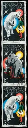 DDR ZUSAMMENDRUCK Nr SZd167 gestempelt 3ER STR 142562