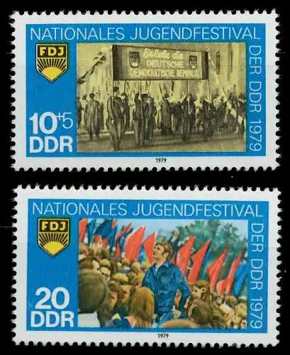 DDR 1979 Nr 2426-2427 postfrisch SBED236