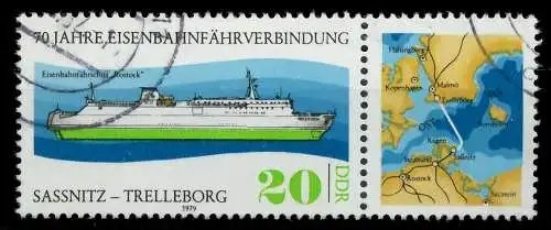 DDR ZUSAMMENDRUCK Nr WZd417 gestempelt WAAGR PAAR 1427E2