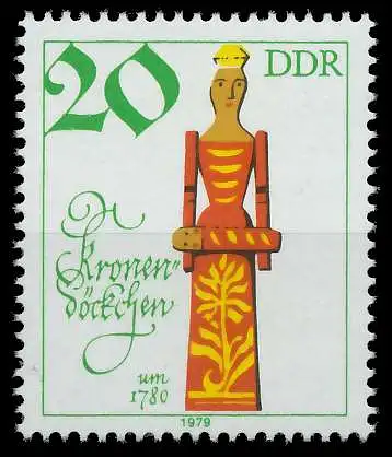 DDR 1979 Nr 2474 postfrisch SBF23EA