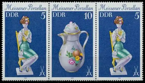 DDR ZUSAMMENDRUCK Nr WZd424 postfrisch 3ER STR SBF264A