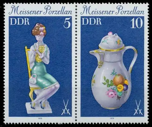 DDR ZUSAMMENDRUCK Nr WZd423 postfrisch WAAGR PAAR SBF263E