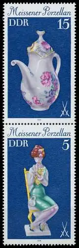 DDR ZUSAMMENDRUCK Nr SZd185 postfrisch SENKR PAAR SBF271A