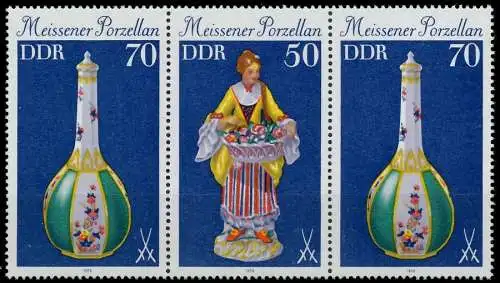 DDR ZUSAMMENDRUCK Nr WZd438 postfrisch 3ER STR SBF26FA