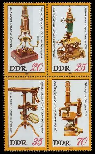 DDR ZUSAMMENDRUCK Nr 2534VB postfrisch VIERERBLOCK SBF940E