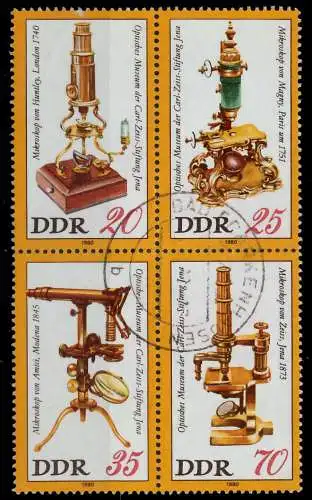 DDR ZUSAMMENDRUCK Nr 2534VB gestempelt VIERERBLOCK 14D8EA