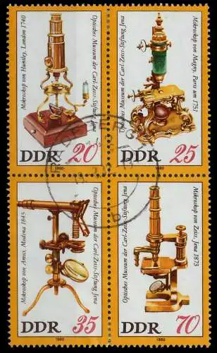 DDR ZUSAMMENDRUCK Nr 2534VB gestempelt VIERERBLOCK 14D8EE
