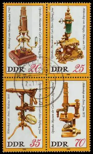 DDR ZUSAMMENDRUCK Nr 2534VB gestempelt VIERERBLOCK 14D8FE