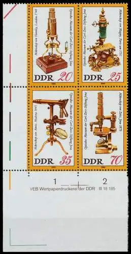 DDR ZUSAMMENDRUCK Nr 2534VB DV WPD postfrisch VIERERBLO 14D986