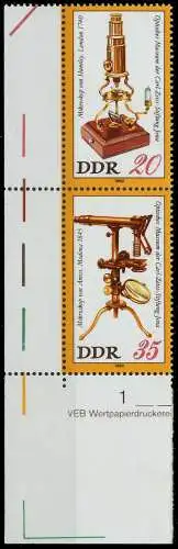 DDR ZUSAMMENDRUCK Nr SZd210 postfrisch SENKR PAAR ECKE- 14DA36