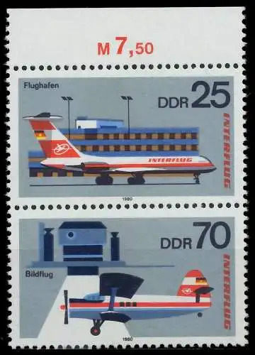 DDR ZUSAMMENDRUCK Nr SZd204 postfrisch SENKR PAAR ORA 14DA66