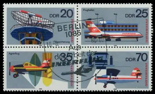 DDR ZUSAMMENDRUCK Nr 2516VB VIERERBLOCK SBF967E