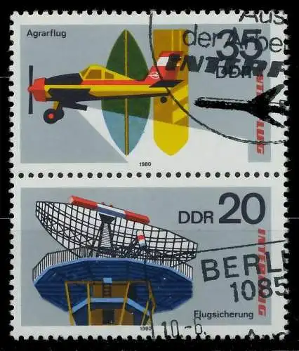 DDR ZUSAMMENDRUCK Nr SZd203 gestempelt SENKR PAAR 14DB56