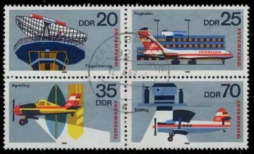 DDR ZUSAMMENDRUCK Nr 2516VB gestempelt VIERERBLOCK 14DB82