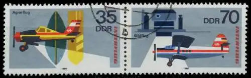 DDR ZUSAMMENDRUCK Nr WZd447 gestempelt WAAGR PAAR 14DB52