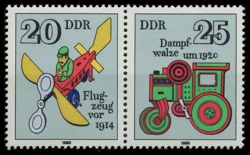 DDR ZUSAMMENDRUCK Nr WZd489 postfrisch WAAGR PAAR SBF978A