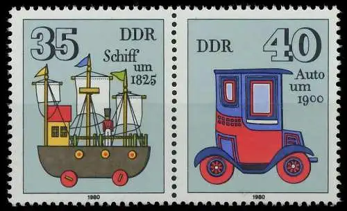 DDR ZUSAMMENDRUCK Nr WZd490 postfrisch WAAGR PAAR SBF9792