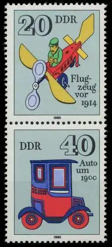 DDR ZUSAMMENDRUCK Nr SZd227 postfrisch SENKR PAAR SBF9772