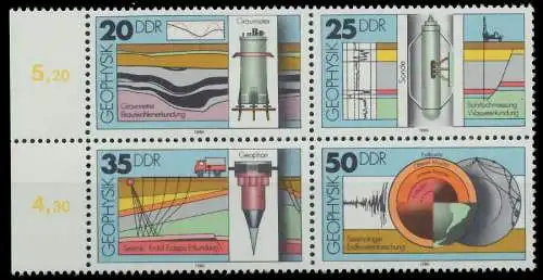 DDR ZUSAMMENDRUCK Nr 2557VB postfrisch VIERERBLOCK SRA 15858E