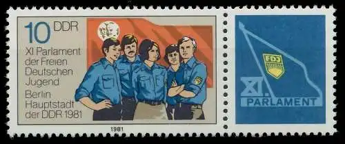 DDR ZUSAMMENDRUCK Nr WZd493 postfrisch WAAGR PAAR SC0EA8E