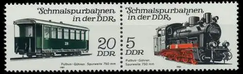 DDR ZUSAMMENDRUCK Nr WZd515 postfrisch WAAGR PAAR SC0EDEE