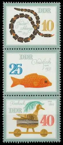 DDR ZUSAMMENDRUCK Nr SZd233 postfrisch 3ER STR SC0EF22