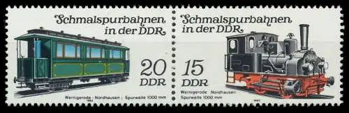 DDR ZUSAMMENDRUCK Nr WZd560 postfrisch WAAGR PAAR SC3F01A