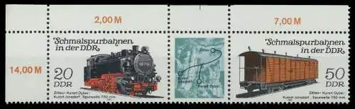 DDR ZUSAMMENDRUCK Nr WZd563 postfrisch 3ER STR ECKE-OLI SC3F0AE