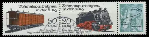 DDR ZUSAMMENDRUCK Nr WZd567 gestempelt 3ER STR 17F842