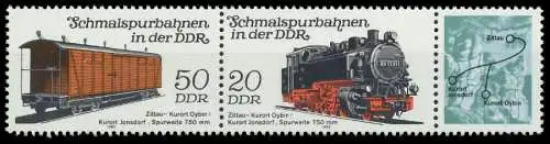 DDR ZUSAMMENDRUCK Nr WZd567 postfrisch 3ER STR SC3F156