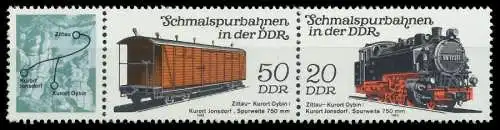 DDR ZUSAMMENDRUCK Nr WZd565 postfrisch 3ER STR SC3F12E