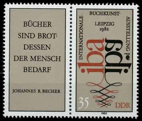 DDR ZUSAMMENDRUCK Nr WZd530 postfrisch WAAGR PAAR SC4911A