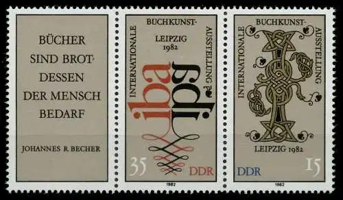 DDR ZUSAMMENDRUCK Nr WZd531 postfrisch 3ER STR SC49142