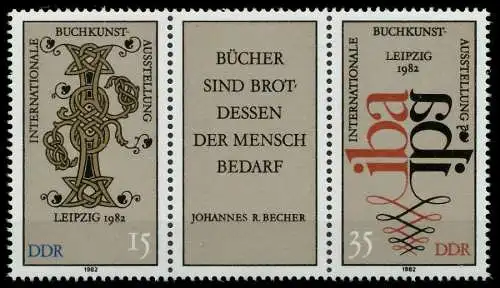 DDR ZUSAMMENDRUCK Nr WZd529 postfrisch 3ER STR SC49162