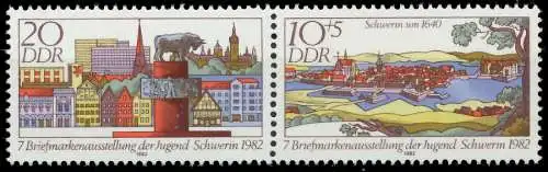 DDR ZUSAMMENDRUCK Nr WZd544 postfrisch WAAGR PAAR SC491EE