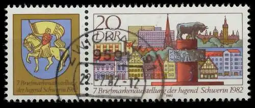 DDR ZUSAMMENDRUCK Nr WZd542 gestempelt WAAGR PAAR 1881C6