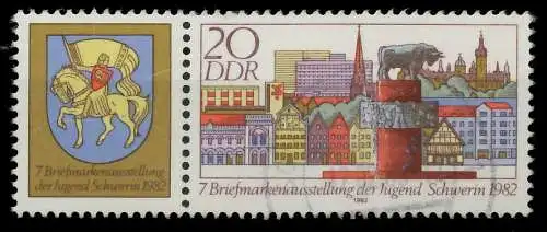 DDR ZUSAMMENDRUCK Nr WZd542 gestempelt WAAGR PAAR 1881D2